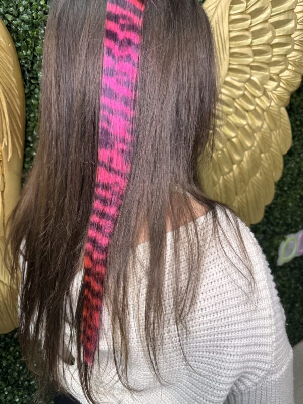 HAIR EXTENSION BLACK / PINK