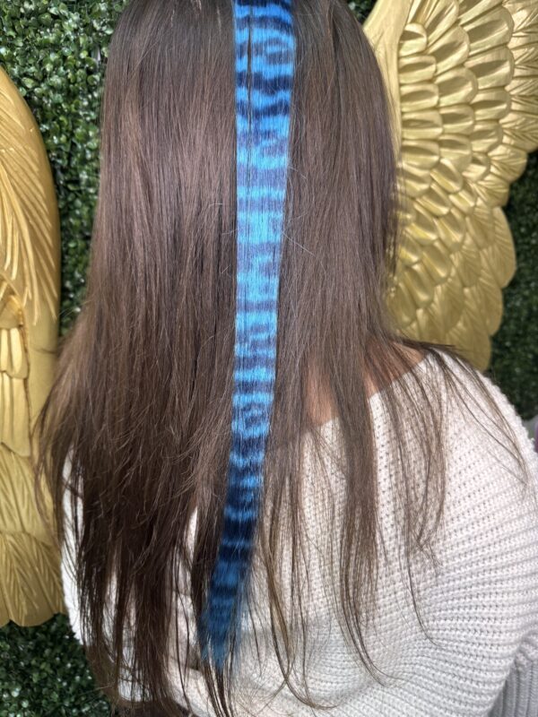 HAIR EXTENSION BLACK / BLUE