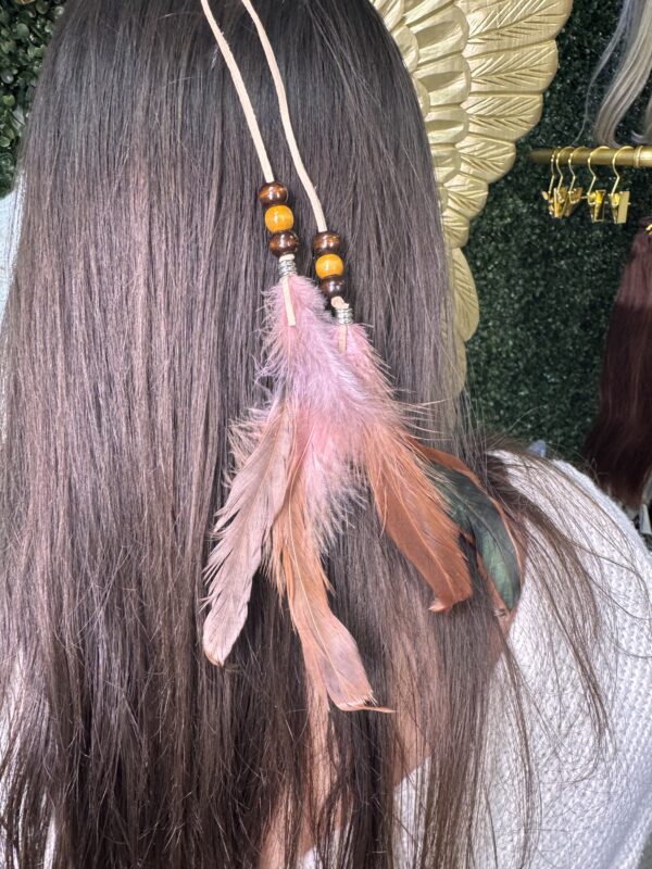 HAIR EXTENSION PLUMAS PINKY