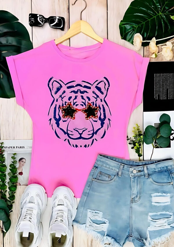 BLUSA PINK TIGRE BLIN