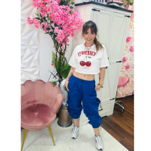 JEANS CARGO AZUL REY