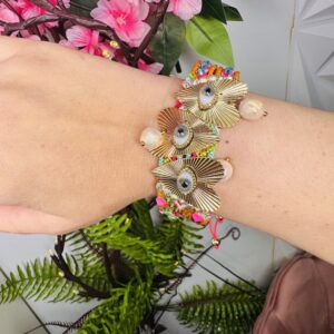 PULSERAS TRES OJOS CORAZON