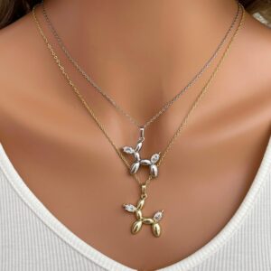 COLLAR CRISTAL PERRITO GLOBO