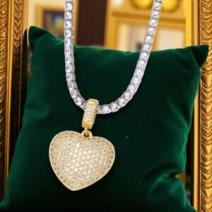 COLLAR CORAZON CRISTALES ELEGANT