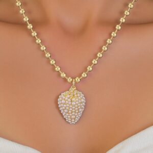 COLLAR FRESA PERLAS