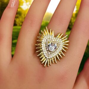 RiNG CORAZON  PUNTAS