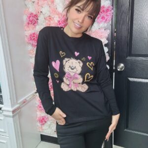 BLUSA OSITO CORAZONES