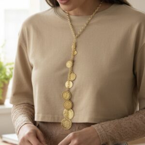 COLLAR MEDALLITAS GOLD