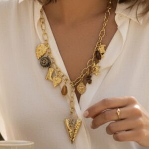 COLLAR CORAZON GOLD