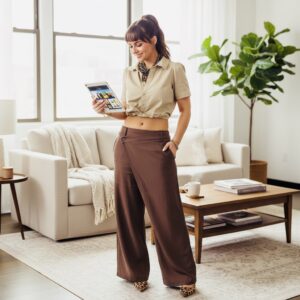 PANTALON BROWN CUTE