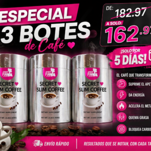 PROMO 3 SECRET SLIM COFEE BOTES