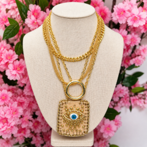 COLLAR ESCAPULARIO GOLD EYE