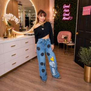JEANS POLKA DOTS
