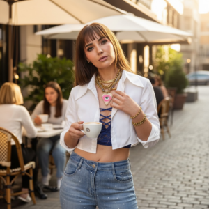 BLUSA BLANCA PREVENTA 4 DE JULIO