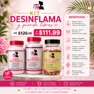 KIT DESINFLAMA Y PIERDE LIBRAS