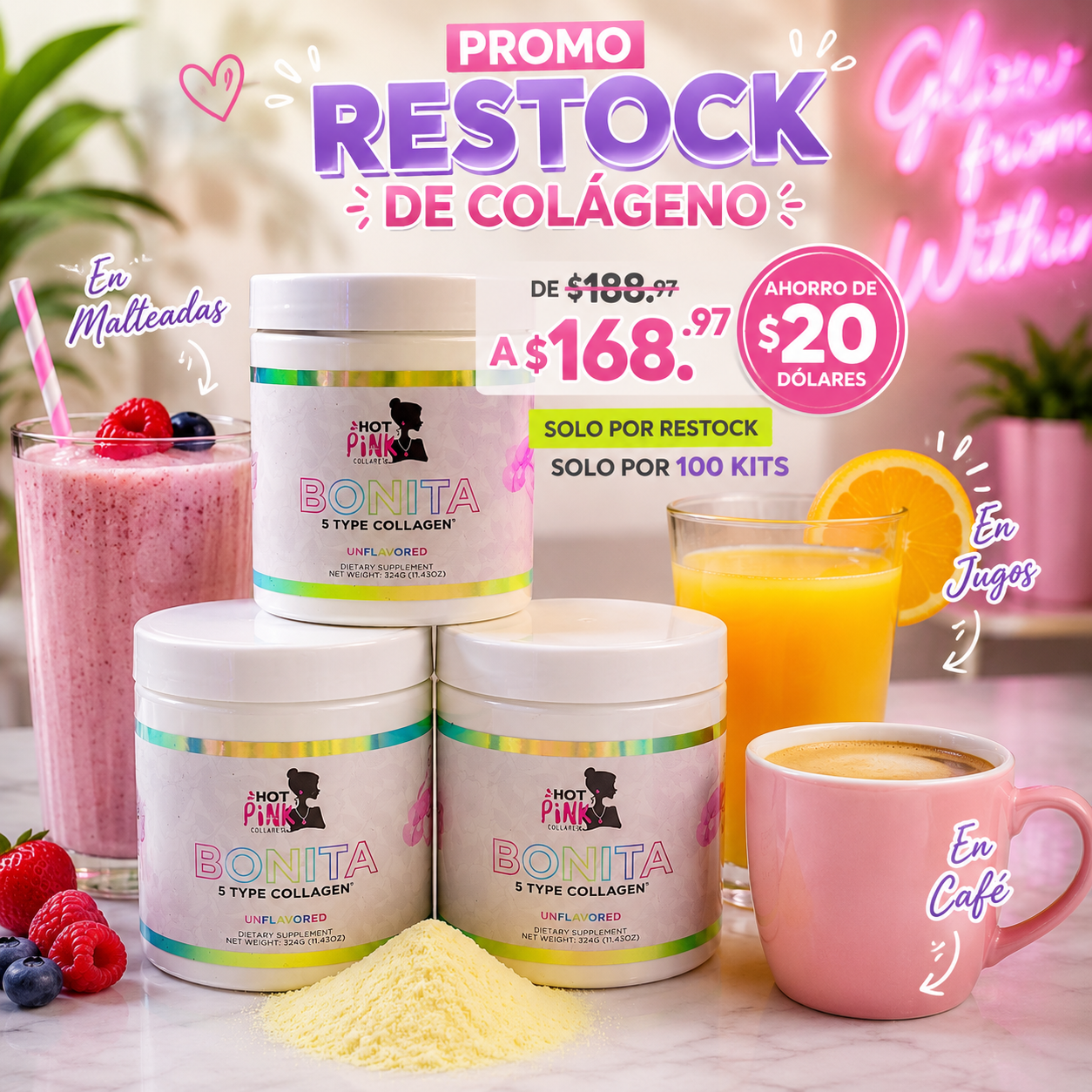 PROMO 3 BONITA 5 TYPE COLLAGEN