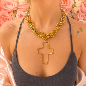 COLLAR CRUZ TORCIDO