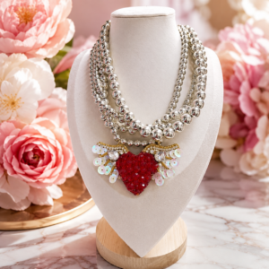 COLLAR CORAZON CUPIDO