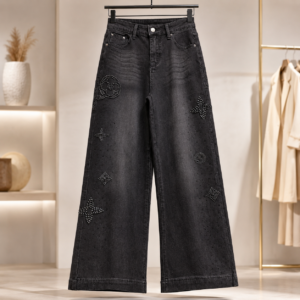 JEANS BLACK GLITTER